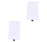 DOITOOL 2pcs Magnetic Grocery List Notepad for Fridge with Tear Off Portable Weekly Shopping Easy to Write To Do List Memo for Organized Meal Planning and Prioritized Shopping