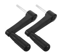 DOITOOL 2pcs Manual Crank Handle for Standing Desk Replacement Parts, Ergonomic Support and Quiet Operation, Plastic and Iron Material, Suitable for Office and Library Use
