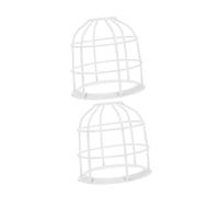 DOITOOL 2pcs Metal Light Bulb Cage Protective Lamp Shade Guard for Factory Warehouse Collision Design for Reliable Heat Dissipation