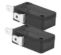 DOITOOL 2pcs Microwave Oven Micro Switch 2 Normally Open Door Interlock Replacement Parts for Home Appliance Repair