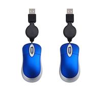 DOITOOL 2pcs Mini Laptop Mouse Usb Mute Mouse for Computer Wireless Notebook Resolution