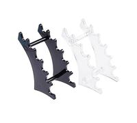 DOITOOL 2pcs Nail Art Stand Holder Display Rack for Painting Nails Makeup Brush Display Stand