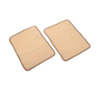 DOITOOL 2pcs Natural Sisal Cat Scratch Mat Bunny Scratch Pads for Indoor Cats Pet Sleeping Mats for Cages and Guinea Pig Beds