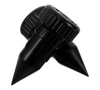 DOITOOL 2pcs Outdoor Hidden Key Holder Waterproof Safe for Small Items and Trinkets, Black Plastic Camouflage Box with Seamless Integration, for Garden and Landscaping Use