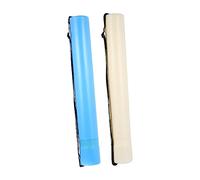 DOITOOL 2pcs Painted Poster Storage Tubes Extendable Plastic Artworks Blueprints Drawings Documents Tubes
