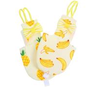 DOITOOL 2pcs Patterned Parrot Flight Suit Soft Diaper for Birds Pigeon Clothing Washable Reusable Pet Supplies S