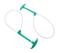 DOITOOL 2pcs Pig Holder Catcher Rope Stainless Steel and Pp Material, Easy to Use Livestock Handling Tool for Farm Use and Pig Farming, Improves Injection Efficiency