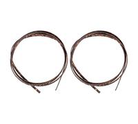 DOITOOL 2pcs Plastic Binding Purfling Strip for Acoustic and Classical Guitar Edge Trim Tiger Pattern, Abs Material, 63.98x0.24inch, for Handmade Guitar Crafting and Restoration