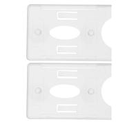 DOITOOL 2pcs Plastic Card Holder Car Permit Holder Windscreen with Suction Cups Versatile Use Easy Installation Design for Highways and Parking Lots