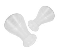 DOITOOL 2pcs Plastic Conical Lab Beakers Set 50ml and 100ml Portable Splashproof Science Flasks Precise Graduation for Classroom Demonstrations and Field Research