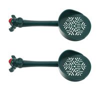 DOITOOL 2pcs Plastic Hamster Sand Bath Scoop and Litter Sifter, Small Pet Waste Remover for Tiny Animals, Gerbils, Mice Cage Cleaning Tool for Hamster Potty and Sand Bath