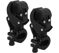 DOITOOL 2Pcs Plastic Metal Crutch Holder Cane Fixing Holder Sturdy Easy to Install Accessory for Mobility Scooter and Wheelchair
