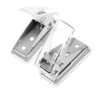 DOITOOL 2pcs Plastic Single Hole Punch Paper Punch Tool Handheld and Easy to Operate for Envelope and Scrapbook Crafts, Portable Puncher for DIY Paper Cutting
