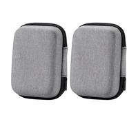 DOITOOL 2pcs Portable Digital Product Storage Bag Multi-Functional Waterproof Eva Storage Case with Zipper Earphone Pouch for Business Trip and Vocation