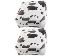 DOITOOL 2pcs Portable Sanitary Pad Bag with Privacy Protection and Zipper Design, Pu Material, Lovely Printing, Stylish and Not Embarrassing, for Travel and Daily Use