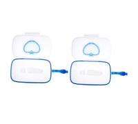 DOITOOL 2pcs Portable Wet Wipes Box for Outdoor Boy Girl Holder Practical Wipes Storage Box Stroller Hanging Case for Toiletries and Multipack