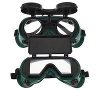 DOITOOL 2pcs Professional Welding Goggles with Double Flip-up Design Radiation and Splash Protection Soft Frame for Comfortable Fit Safety Eye Protection Glasses for Welders and Industrial