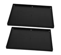 DOITOOL 2pcs Projector Tray Stand with Interface Portable Laptop Pallet Platform for Tripod Mount Plastic Construction for Home Office Studio Video Devices Support