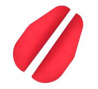 DOITOOL 2pcs Rearview Mirror Rain Shield and Side Mirror Visor Made of Red Aluminium Alloy Sunlight Protection for Cars on Sunny Days