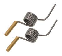 DOITOOL 2pcs Refrigerator Divider Door Spring Replacement Stainless Steel 1.3 Flapper Door Spring for Electronics Refrigerator Accessories