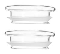 DOITOOL 2pcs Reusable Water Pitcher Caps with Silicone Seal Easy-open Replacement Lids for Glass Water Jugs Household Pitcher Covers with Smooth Lightweight Design for Daily Use and Tea
