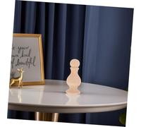 DOITOOL 2pcs Roman Style Wooden Staircase Finials Unfinished Solid Wood Bed Post Caps for DIY Home Decor Handcarved Classic Roman-Inspired Columns for Living Hallway Bedroom Decoration
