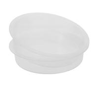 DOITOOL 2pcs round Bird Feeders Bowls for Hummingbirds and Wild Birds Easy-clean Wide-mouth Water Trays Space-saving Feeding Station Bath Accessories Outdoor Garden Birdbath Replacement