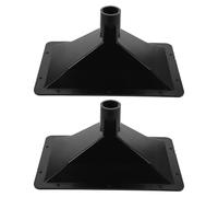 DOITOOL 2PCS Screw-On Horn: Tweeter Speaker for Stage and Outdoor Loud Sound Plastic Speaker Horn Replacement DJ Adapter