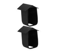 DOITOOL 2pcs Security Camera Covers Weatherproof Protection for Cameras Durable Elegant Design Outdoor Use Wide Angle View Reliable Scratch Rain Shield