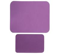 DOITOOL 2pcs Sewing Machine Muffling Mat: Quilting Machine Noise Dampener - Sewer Pedal Mat - Tpe Vibration Absorbing Pad For Home Studio School