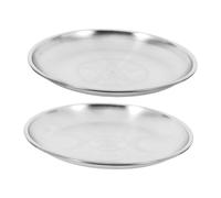 DOITOOL 2pcs Shamanic Iron Jewelry Trays with Pentagram and Triple Moon Design Metal Offering Plates for Rings Trinket Holders Mystical Decorative Bowls for Home and Office