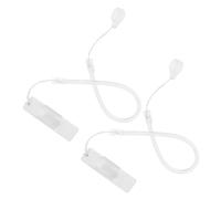 DOITOOL 2pcs Signature Pen Elastic Lanyard Tether Retractable Pen Holder Coiled Spring Rope
