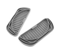 DOITOOL 2pcs Silicone Refrigerator Drip Tray Set for Water Dispenser with Easy to Clean Surface and Stable Placement, Semi-circular and Rectangular Drip Pans Suitable for Mini Fridge