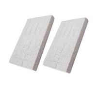 DOITOOL 2PCS Small Animal Grinding Stone Lava Rock for Teeth and Claw Maintenance Hamster Foot Pads and Rabbit Scratch Board Multipurpose Chew for Guinea Pig and Chinchilla Cage