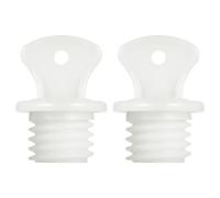 DOITOOL 2pcs Small Rubber Hot Water Bottle Stoppers with Good Sealing Function Leakproof Hot Water Plug Replacement Caps for Bags