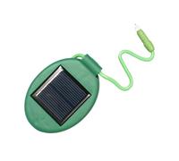 DOITOOL 2PCS Solar Powered LED Flower Pot Lights Outdoor Garden Lamps with Crystalline Panel for Decorative Planters Automatic Night Illumination Random Color Random Color