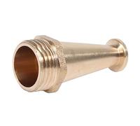DOITOOL 2pcs Solid Copper High Pressure Jet Nozzle Sprayer for Garden Hose Rustproof Patio Sidewalk Driveway and Gutter Cleaning Tool