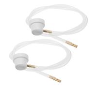 DOITOOL 2pcs Spray Bottle Replacement Hose for Air Conditioner Cleaning, White Plastic Extension Hose with Convenient Odour Elimination Feature, Suitable for Homes and Offices