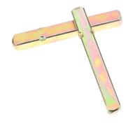 DOITOOL 2pcs Square Drive Spindle Bar for Antique Door Handles Iron Replacement Part for Old Door Knobs with Polished Finish