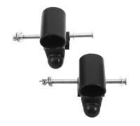 DOITOOL 2pcs Stroller Front Wheel Axle Connectors with 2.6/1.5cm Hole Diameter, Plastic Stroller Caster Wheel Locking Axle Fittings for Buggy and Carriage, for Park Paths and Pushchair