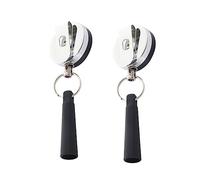 DOITOOL 2Pcs Telescopic Silicone Pen Cap Key Ring Buckle Multi Functional Theft Hanging Hook for Items Convenient Design