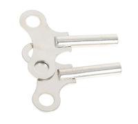 DOITOOL 2pcs The Key Mantle Clock Key Mantelpiece Clock Winder Vintage Clock Winder Key Spring Clockworks Grandfather Clock Winder Key Grandfather Clock Key Mechanical Steel Silver