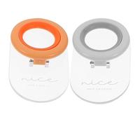 DOITOOL 2pcs Toilet Seat Lid Lifters with Adhesive Handle Portable Bathroom Toilet Cover Lifter for Hands Use Durable Reusable Material Suitable for Home Office Public Restrooms Grey Warm