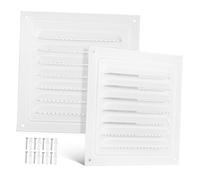 DOITOOL 2pcs Vent Covers Wall Vents Metal Grill Air Outlets for Ceiling Walls Attic