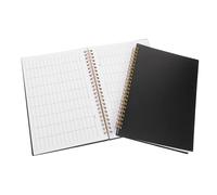 DOITOOL 2pcs Versatile Inventory Log Notebook with Vertical Horizontal Grid for Efficient Accounting for Business Personal Use