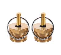 DOITOOL 2pcs Waste Drain Valve: Heavy Duty Hand Operated Water Drainage Valve for Commercial Kitchen Sink Rv Sewer Tank Plumbing System