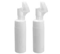 DOITOOL 2pcs White 150ml Pet Travel Cosmetics Bottles with Foaming Pump Dispenser Multi-purpose Refillable Containers for Home and Travel Use