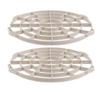 DOITOOL 2pcs Window Exhaust Hose Filter Screen 5.9 Inch Plastic Mesh Guard with Wide Frame for Portable Ac Ventilation, Easy Installation and Debris Blocking, for Renters and Frequent
