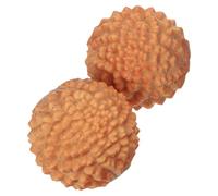 DOITOOL 2pcs Wooden Durian-Shaped Hand Massage Balls for Middle-Aged and Elderly, Lightweight and Fun Design to Joint Flexibility, for Home and Travel Hand Relaxation