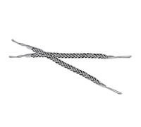 DOITOOL 2Pcs Woven Cotton Rope Curtain Tiebacks, Universal Braided Holdbacks for Window Drapes, Black Grey Home Curtain Buckles for Living Room and Office Decor